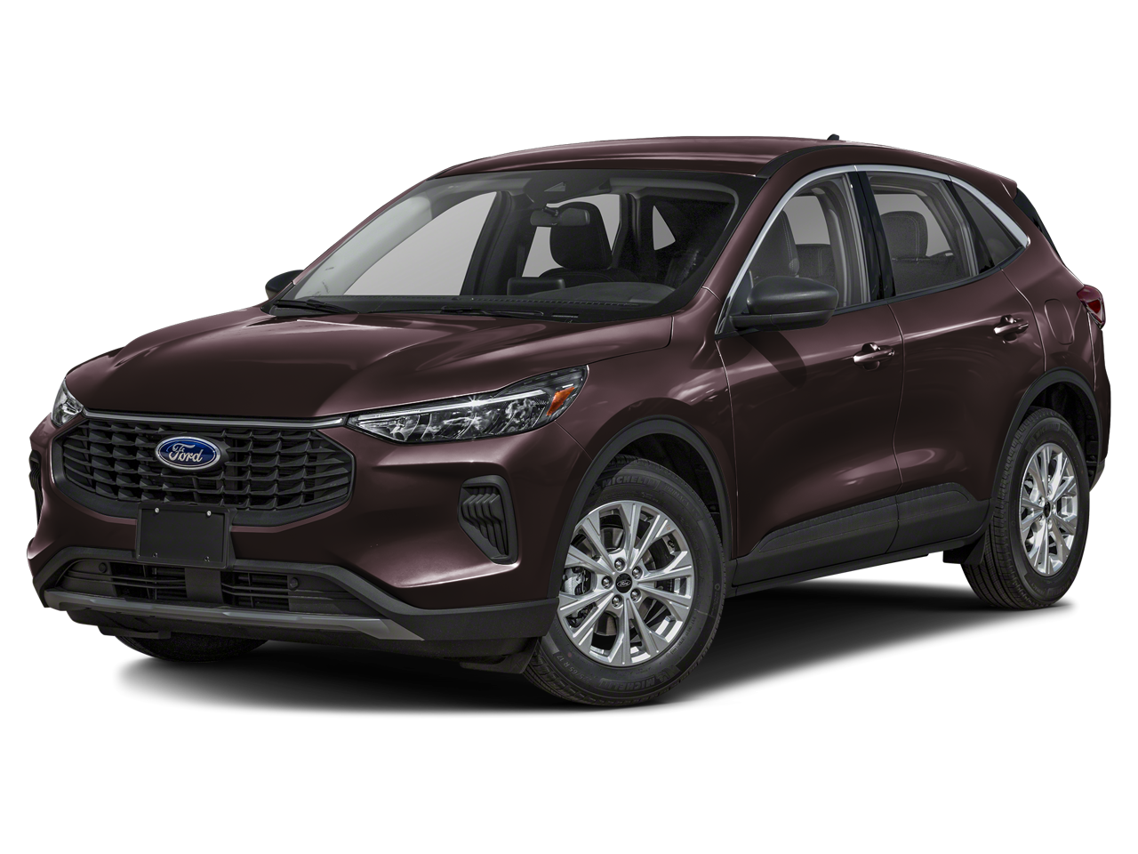 2023 Ford Escape Active in Cinnabar Red Metallic Premium Colorant — front three-quarter view