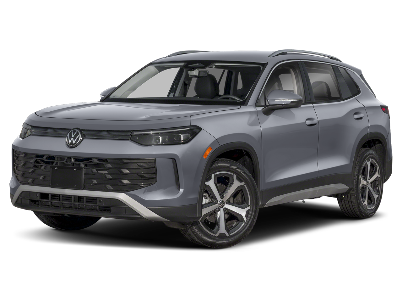 2026 Volkswagen Tiguan SE 4MOTION in Platinum Gray Metallic — front three-quarter view