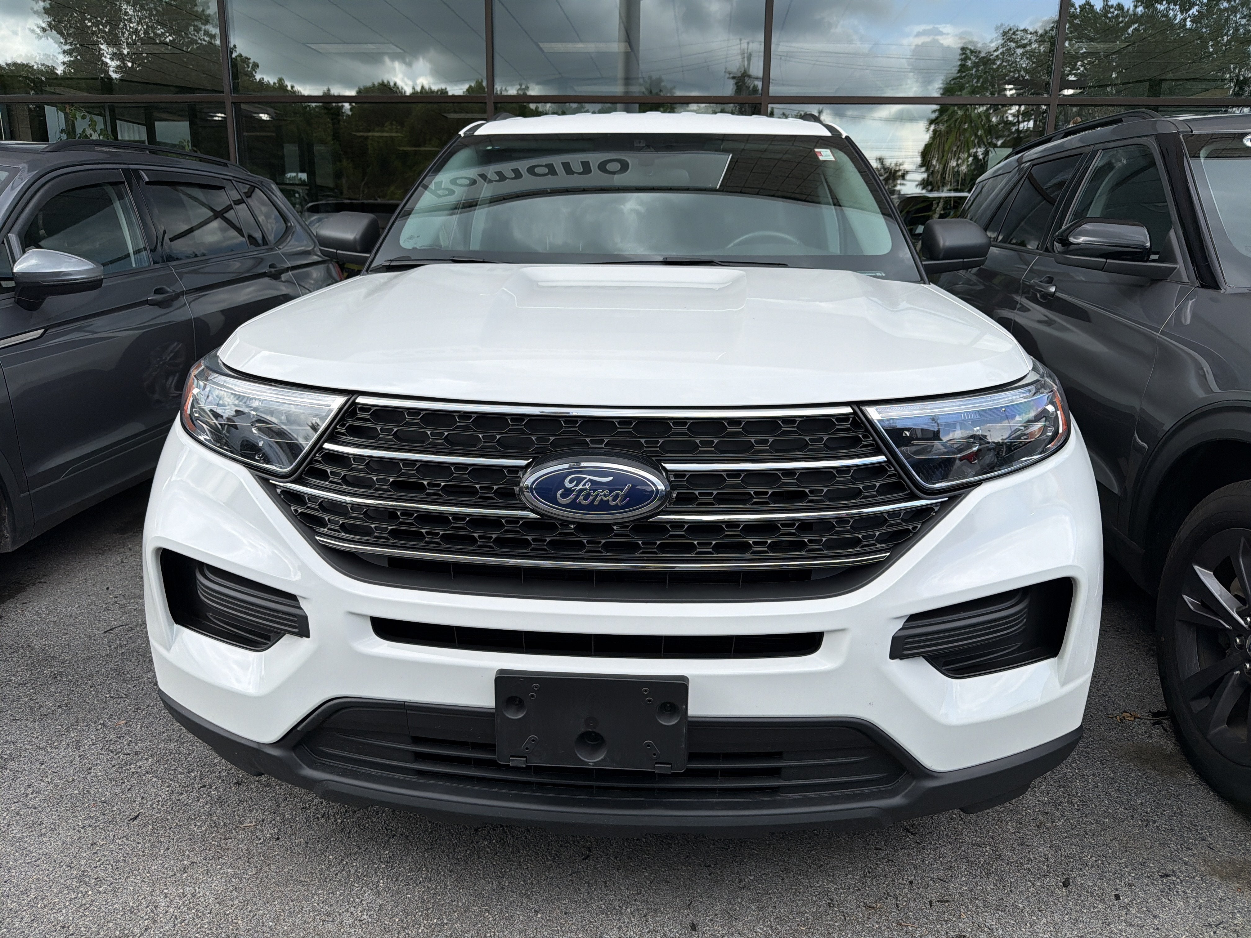 2023 Ford Explorer — rear three-quarter view