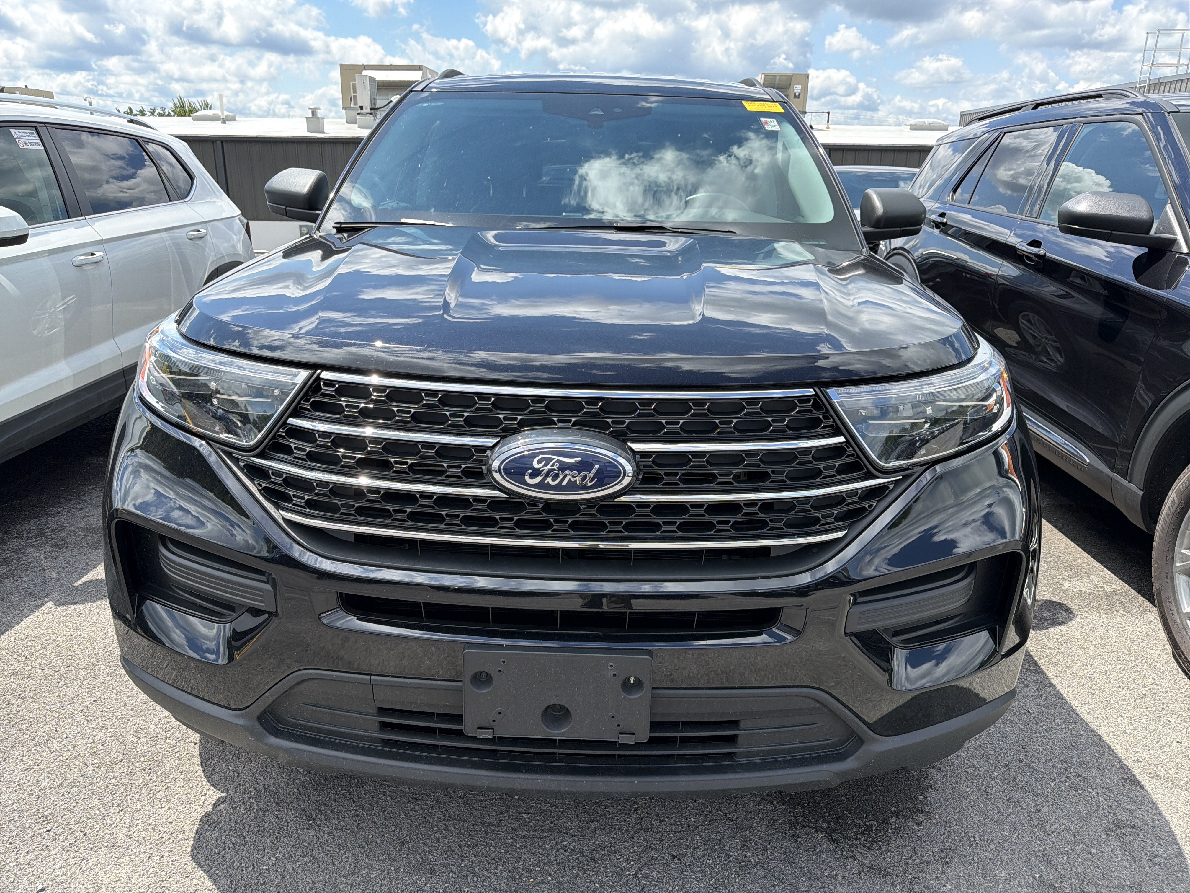 2023 Ford Explorer — rear three-quarter view