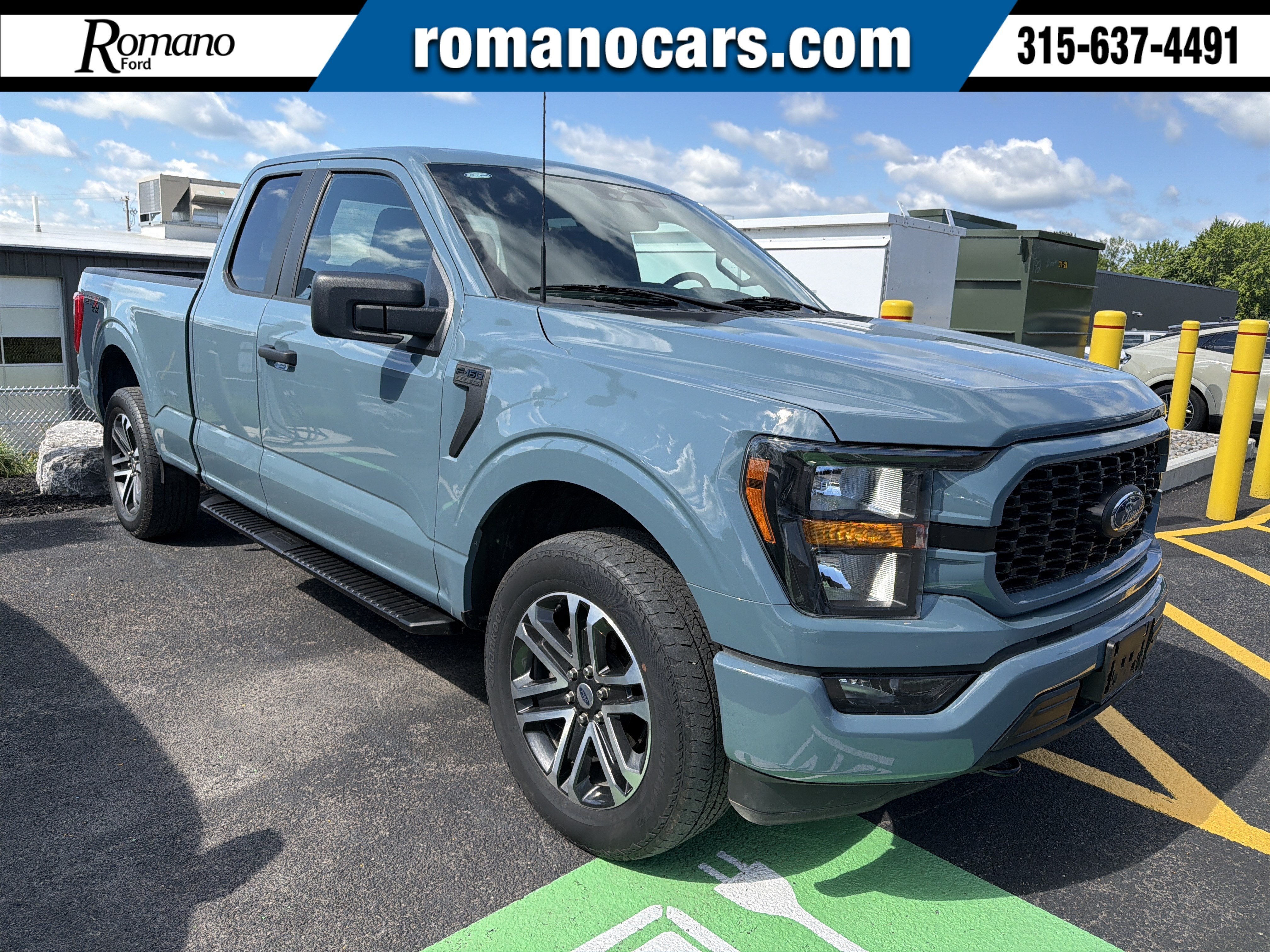 2023 Ford F-150 XL in Blue — front three-quarter view
